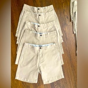J Crew Men’s 7” Flex Khaki Shorts Size 30